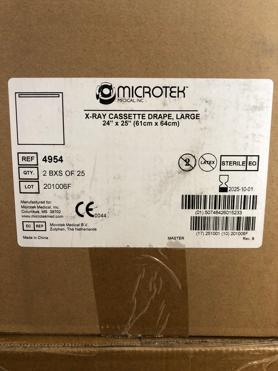 Sterile X-Ray Cassette Drape Large 24X25