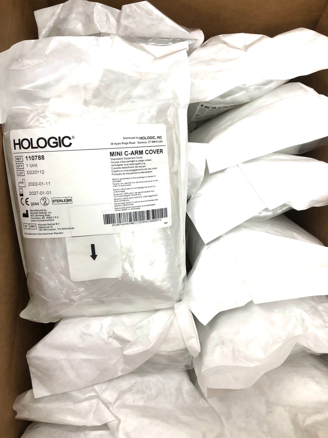 Hologic Mini C-Arm Drape 110788 EXP-2027 Lot of 15 By Microtek Medical
