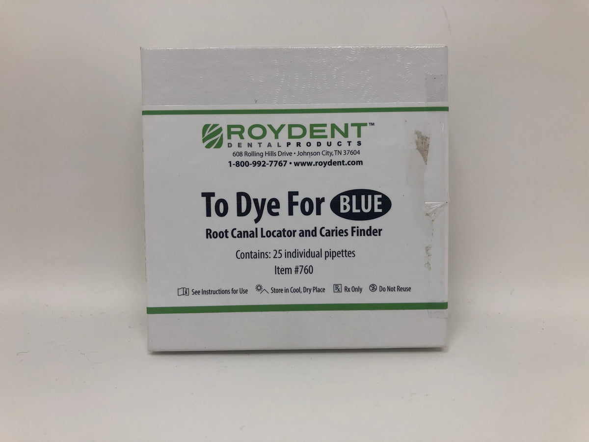 To Dye For Blue Root Canal Locator and Caries Finder Roydent Dental 25 ...