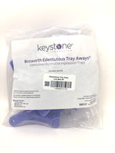 Load image into Gallery viewer, Impression Trays Keystone Ind Low Med #4 Edentulous Tray Aways Disposable
