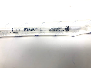 Glass Serological Pipets 5ML in 1/10 Plugged Sealed 120/Box Pyrex 7077 5N