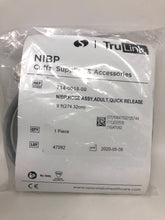 Load image into Gallery viewer, NIBP Single Tube Hose Adult Quick Release 714-0018-00 Spacelabs TruLink