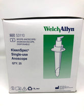 Load image into Gallery viewer, Welch Allyn 53110 KleenSpec Single Use Anoscope Box of 25