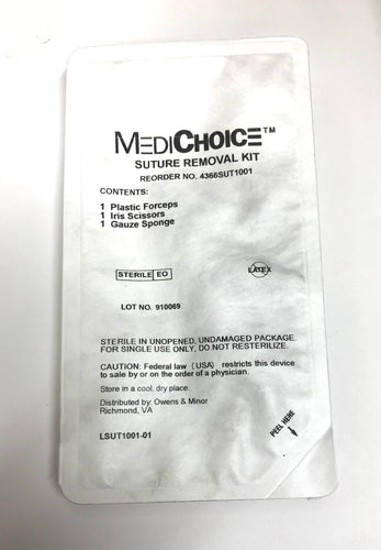 Suture Removal Kit By MediChoice Case of 50