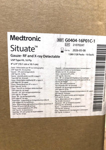 Medtronic RF & X-Ray Detectable Gauze 4x4 16-Ply G0404-16P01C-1 1,280/Case