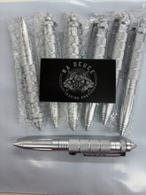 Load image into Gallery viewer, Tactical EDC Steel Emergency Survival Pen Lot of 7 Silver Self Defense Glass Breaker