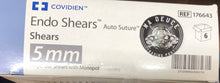 Load image into Gallery viewer, Endo Shears Auto Suture 5mm Single-Use Box of 6 REF 176643 EXP 2028