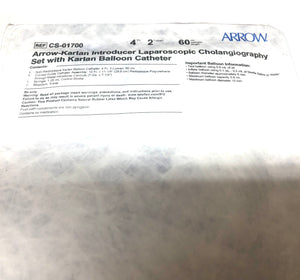 Arrow-Karlan Laparoscopic Balloon Cholangiography Set 4 Fr CS-01700 Lot of 10 IN DATE