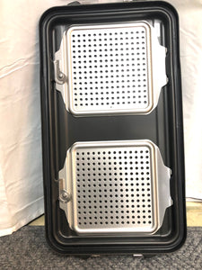 Full Length Sterilization Container w/ Basket 23x12x7" V. Mueller Genesis CD3-7B