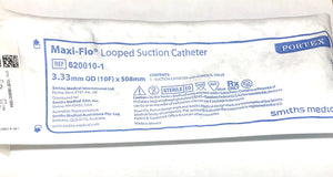 Maxi-Flo Looped Suction Catheter 10Fr Case of 100 620010-1 EXP 2027