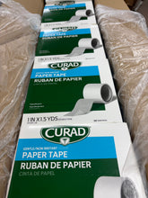 Load image into Gallery viewer, Curad Paper Medical Tape 1" x 1.5 Yard Roll Case of 500 Medline First Aid IFAK