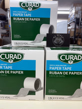 Load image into Gallery viewer, Curad Paper Medical Tape 1" x 1.5 Yard Roll Case of 500 Medline First Aid IFAK