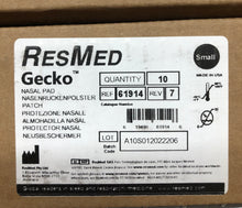 Load image into Gallery viewer, ResMed Gecko Gel Nasal Pad Size Small Box of 10