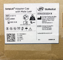 Load image into Gallery viewer, SampLok® Sterile Adapter Cap w Male Luer Case of 100 A100710