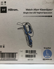 Load image into Gallery viewer, Welch Allyn 59004-LED KleenSpec Single Use Vaginal Speculum Size Large Box of 14