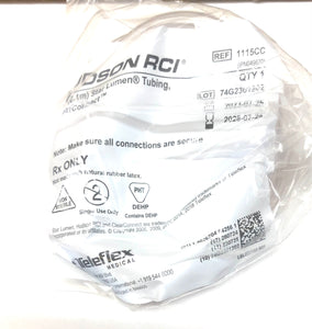 Oxygen Tubing Hudson RCI® 7 Foot Star Lumen Clear Connect 50/BOX EXP 2028 FREE SHIPPING