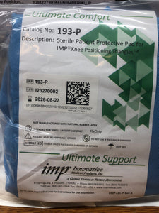 Sterile Patient Protective Pad for IMP Knee Positioning Triangles Case of 10 EXP 8/2026