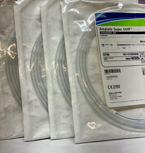 Amplatz Super Stiff™ Guidewire M001465090 Lot of 4 EXP 2027 By Boston Scientific
