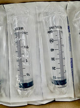 Load image into Gallery viewer, Medline SYR160010 60 mL Luer Lock Sterile Syringes No Needle Case of 160