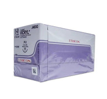 Load image into Gallery viewer, Ethicon Coated Vicryl 5-0 Suture P-3 Reverse Cutting 18" J493G - Box of 12 - 12/2028