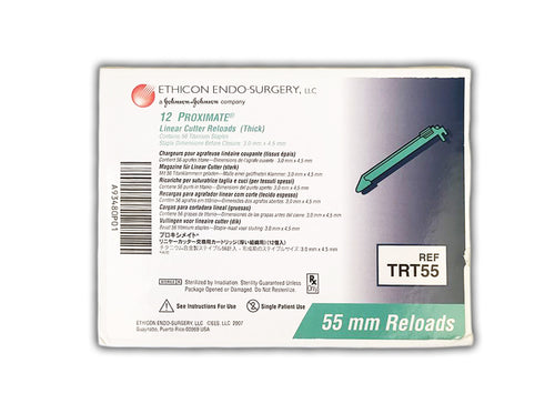 Ethicon TRT55 Proximate Linear Cutter Reloads 55mm Thick Box of 12 EXP 2028