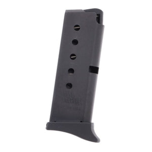 Ruger LCP .380 ACP 6 Round Blue Steel Extended Magazine with Finger Rest