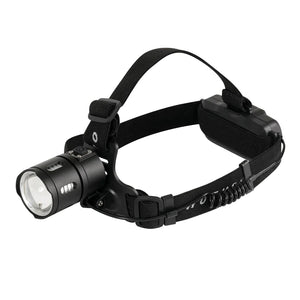 1000 Lumen Led Headlamp Rechargeable Zoom Capability Water Resistant 3 Modes