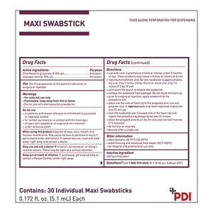Maxi Swabstick PDI Prevantics S41950 5.1 mL Case of 300