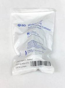 WideBand Male External Catheters Large 36mm w/Skin Wipe Case of 100