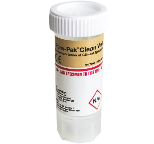 Para-Pak Clean Stool Specimen Vial 900312 Case 0f 100 EXP 2029