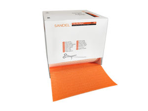 Sandel Trip-No-More 2309 Adhesive Orange Cord Alert Roll 8" x 125' Keep Cords in Place