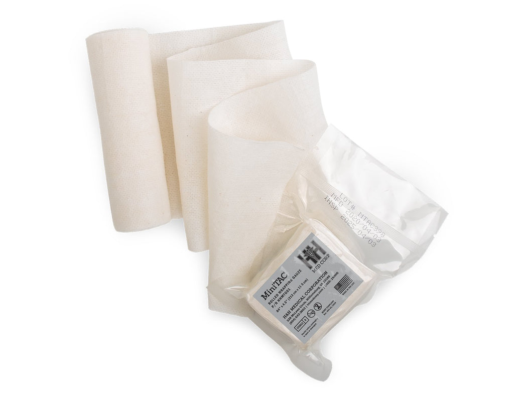 Lot of 3- H&H Medical MiniTAC™ Rolled Wrapping Gauze