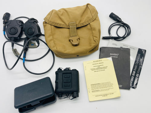 TEA INVISIO X50 Dual Comm PTT Kit with Peltor PTT Adapters