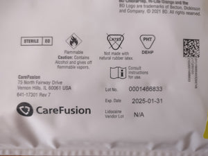 CareFusion Thora-Para 5 Fr Non-Valved Catheter Drainage OTP5000 Tray 2025