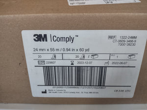 3M Comply Steam Indicator Tape 1 Inch X 60 Yard 1322-24MM Case of 20