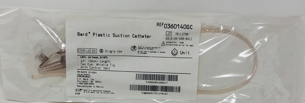 Bard Plastic Suction Catheters Lot of 49
