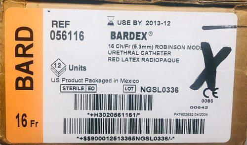 Bardex Urethral Catheters Box of 12
