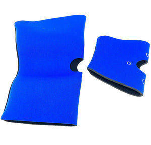 Rolyan Patella Knee Stabilizing Unit Blue Neoprene Small Lot of 2