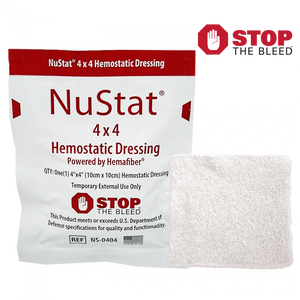 NuStat® OTC 4"X4" Hemostatic Gauze